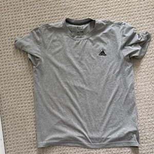 Adidas Men's Heather Gray Tee
